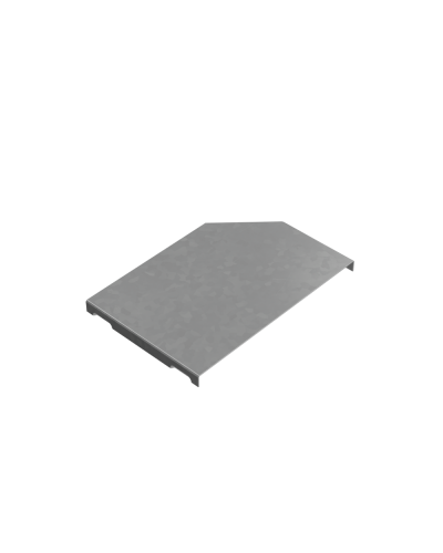 Крышка переходника левого 150-200 мм ПЛЮС КМ-Профиль (KPDplus150-200-L) в Белгороде Аксессуары для лотков Pintop.ru