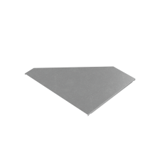 Крышка переходника правого 200-600 мм "ПЛЮС" INOX304 КМ-Профиль (KPDplus200-600-R INOX304)