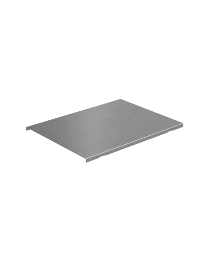 Крышка на вертикальный Т-ответвитель переходник 400-150 мм с разворотом трассы на 90 гр. ПЛЮС (нижняя часть меньше исходной) КМ-Профиль (KTDPSplus90-400-150) в Белгороде Аксессуары для лотков Pintop.ru