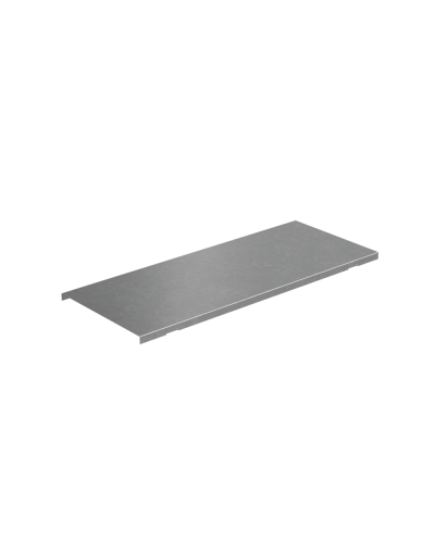 Крышка на вертикальный Т-ответвитель переходник 200-400 мм с разворотом трассы на 90 гр. ПЛЮС (нижняя часть больше исходной) HD85 КМ-профиль (KTDPVplus90-200-400 HD85) в Белгороде Аксессуары для лотков Pintop.ru