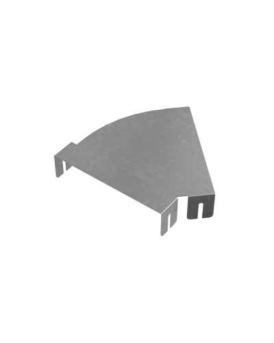 Крышка горизонтально-изменяемого угла 0-45 гр. 500 мм ПЛЮС HD85 КМ-профиль (KIGLplus500 HD85) в Белгороде Аксессуары для лотков Pintop.ru