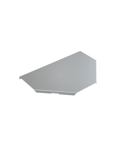 Крышка Т-отвода 100 мм КМ-Профиль (KTD100) в Белгороде Аксессуары для лотков Pintop.ru