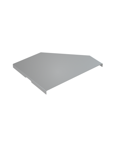 Крышка переходника левого 200-300 мм КМ-Профиль (KPD200-300-L) в Белгороде Аксессуары для лотков Pintop.ru