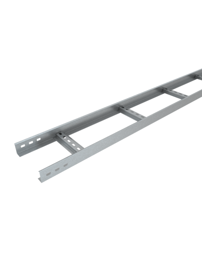 Лоток лестничный 50х200х1,2 L3000 мм КМ-Профиль (LL50-200-1.2-3000) в Белгороде Кабельные лотки Pintop.ru