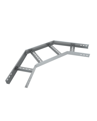 Угол лестничный горизонтальный 90 гр. 70х600х1,5 мм КМ-Профиль (LGL90-70-600-1.5) в Белгороде Аксессуары для лотков Pintop.ru