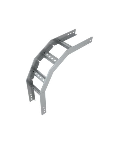 Угол лестничный вертикальный внешний 90 гр. 100х150х1,2 мм КМ-Профиль (LVL90-100-150-1.2) в Белгороде Аксессуары для лотков Pintop.ru