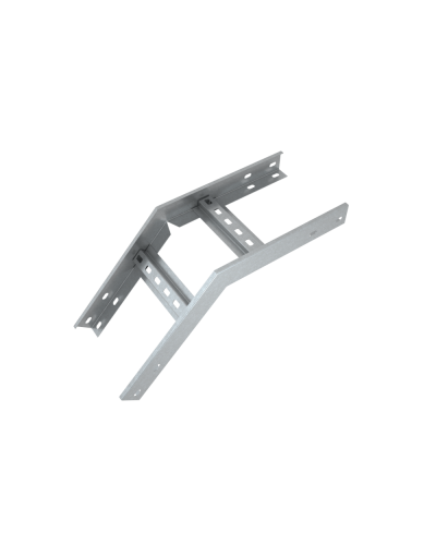 Угол лестничный вертикальный внешний 45 гр. 100х300х1,2 мм Быстрый монтаж HD КМ-Профиль (LVLS45-100-300-1.2 HD) в Белгороде Аксессуары для лотков Pintop.ru