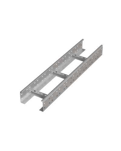 Лоток лестничный 100х100х2,0 L6000 мм N КМ-профиль (LL100-100-2.0-6000 N) в Белгороде Кабельные лотки Pintop.ru