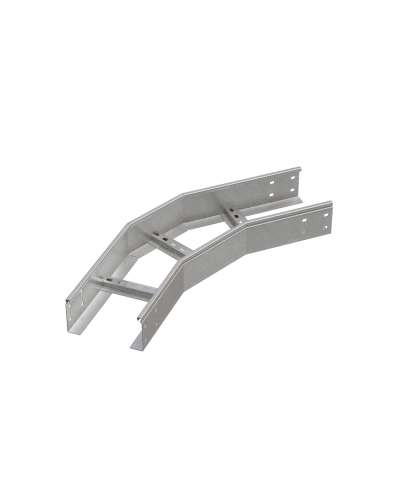 Угол лестничный горизонтальный 45 гр. 100х800х1,5 мм HD N КМ-профиль (LGL45-100-800-1.5 HD N) в Белгороде Аксессуары для лотков Pintop.ru