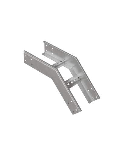 Угол лестничный вертикальный внешний 45 гр. 100х300х1,5 мм HD N КМ-профиль (LVL45-100-300-1.5 HD N) в Белгороде Аксессуары для лотков Pintop.ru