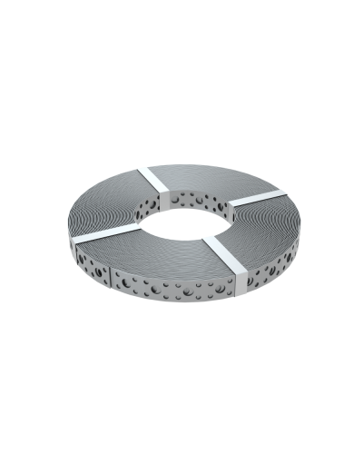 Перфорированная монтажная лента 20х0,7 мм (упак. 25 м) КМ-Профиль (PF0.7-20) в Белгороде Аксессуары для лотков Pintop.ru