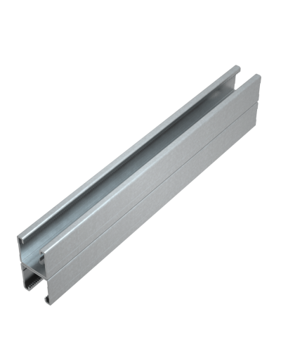 Страт-профиль двойной 41х41 L1200 мм s:2,5 HD85 КМ-профиль (2STPU41-41-1200 HD85) в Белгороде Аксессуары для лотков Pintop.ru