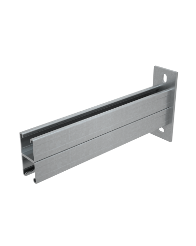 Страт-консоль двойная усиленная 41х41 L150 s:2,5 мм КМ-Профиль (2KSSU41-150) в Белгороде Аксессуары для лотков Pintop.ru