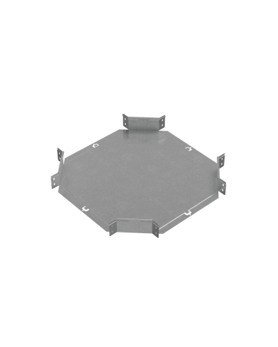 Х-разветвитель 80х400 мм ПЛЮС HD КМ-Профиль (XDplus80-400 HD) в Белгороде Аксессуары для лотков Pintop.ru