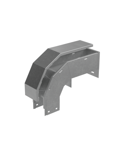 Т-ответвитель крышка верт. вниз 100х500х300 мм ПЛЮС HD85 КМ-профиль (OKTDplus100-500-300 HD85) в Белгороде Аксессуары для лотков Pintop.ru