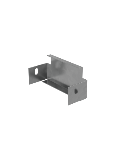 Заглушка лотка 50х400 мм ПЛЮС INOX304 КМ-Профиль (ZUplus50-400 INOX304) в Белгороде Аксессуары для лотков Pintop.ru