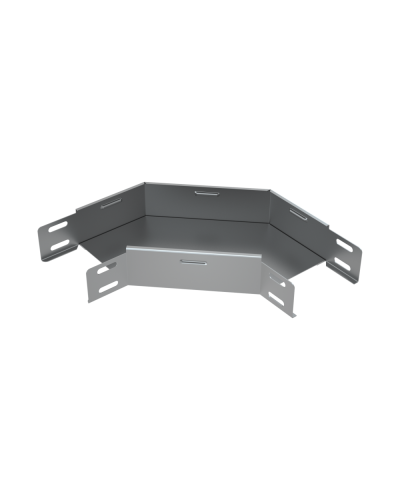 Угол горизонтальный 90 гр. 50х50 мм КМ-Профиль (GL90-50-50) в Белгороде Аксессуары для лотков Pintop.ru