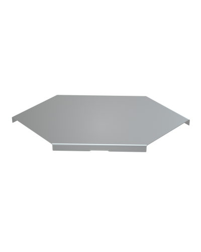 Крышка горизонтального угла 90 гр. 100 мм КМ-Профиль (KGL90-100) в Белгороде Аксессуары для лотков Pintop.ru