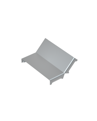 Крышка внутреннего вертикального угла 45 гр. 400 мм КМ-Профиль (KNL45-400) в Белгороде Аксессуары для лотков Pintop.ru