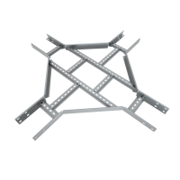 Х-разветвитель лестничный 100х200х1,5 мм "Быстрый монтаж" HD85 КМ-профиль (LXDS100-200-1.5 HD85)