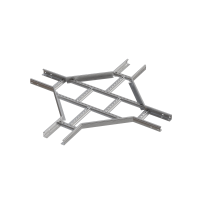 Х-разветвитель лестничный 50х100х1,5 мм HD85 N КМ-профиль (LXD50-100-1.5 HD85 N)