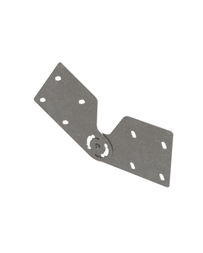 Комплект шарнирных соединителей для лестничного лотка H150 s:1,2 мм N КМ-профиль (LSH4 N) в Белгороде Аксессуары для лотков Pintop.ru