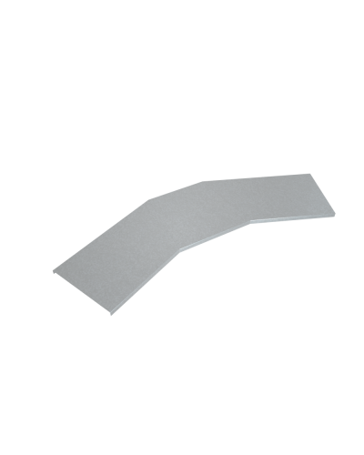 Крышка лестничного горизонтального угла 45 гр. 800 мм HD85 КМ-профиль (KLGL45-800 HD85) в Белгороде Аксессуары для лотков Pintop.ru