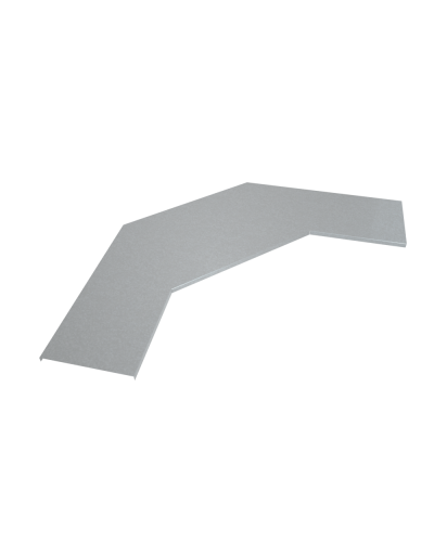 Крышка лестничного горизонтального угла 90 гр. 100 мм INOX304 КМ-Профиль (KLGL90-100 INOX304) в Белгороде Аксессуары для лотков Pintop.ru