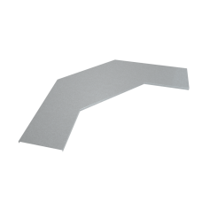Крышка лестничного горизонтального угла 90 гр. 150 мм КМ-Профиль (KLGL90-150)