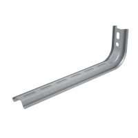 Консоль L-образная 400 мм INOX304 КМ-Профиль (KSL400 INOX304)