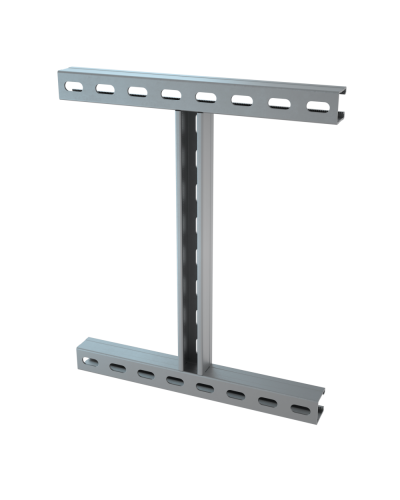 Крепление к двутавровой балке H-образное 400х200 мм HD85 КМ-профиль (KTH200 HD85) в Белгороде Аксессуары для лотков Pintop.ru