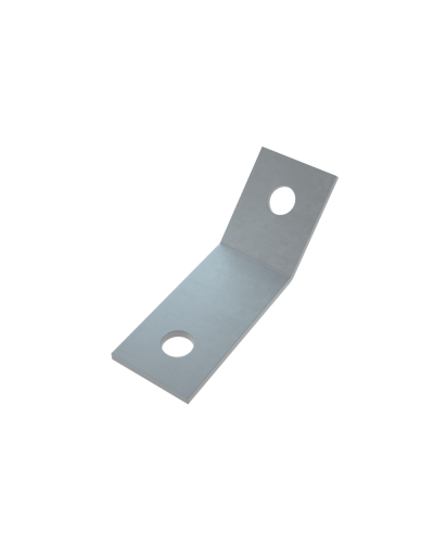 Уголок 45 гр. (2 отверстия) HD85 КМ-профиль (USG45-2 HD85) в Белгороде Аксессуары для лотков Pintop.ru