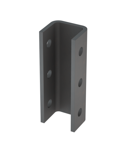 Крепление для страт-профиля 41х41 мм приварное БП КМ-Профиль (KPP41-41 БП) в Белгороде Аксессуары для лотков Pintop.ru