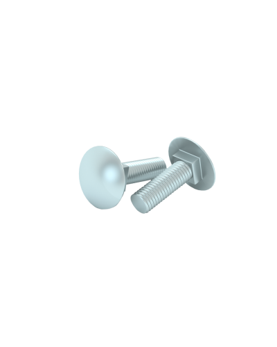 Болт с полукруглой головкой и квадратным подголовком М8х70 мм DIN 603 (упак. 30 шт) КМ-Профиль (BTG8-70) в Белгороде Крепеж Pintop.ru