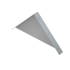 Заглушка двускатной крышки 150 мм HD85 КМ-профиль (ZKLZ150 HD85)