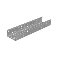 Лоток перфорированный 80х150х1,5 L2000 мм "Стандарт ПЛЮС" INOX304 КМ-Профиль (LPEplus80-150-1.5-2000 INOX304)