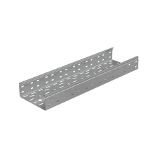 Лоток перфорированный 80х200х1,0 L3000 мм "Стандарт ПЛЮС" INOX304 КМ-Профиль (LPEplus80-200-1.0-3000 INOX304)