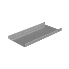 Лоток неперфорированный 80х600х1,0 L3000 мм "Стандарт ПЛЮС" INOX304 КМ-Профиль (LNEplus80-600-1.0-3000 INOX304)