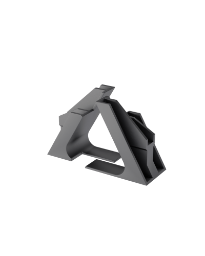 Универсальное крепление для кабеля диаметром 33-40 мм (основная часть) КМ-Профиль (UKK60) в Белгороде Аксессуары для лотков Pintop.ru