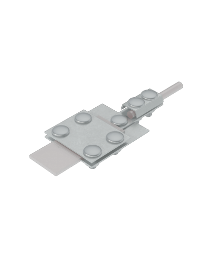 Универсальный контрольный соединитель полоса до 30 мм пруток Ø 5-8 мм TD КМ-Профиль (UKS-B30-D5-8 TD) в Белгороде Аксессуары для лотков Pintop.ru