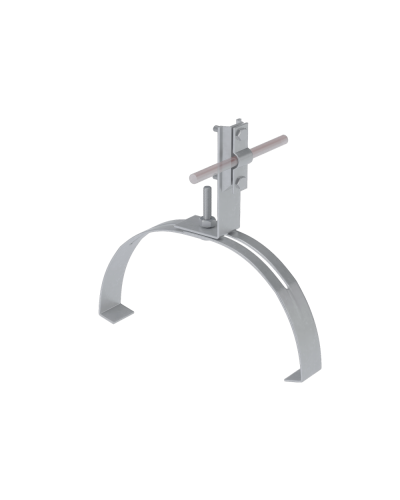 Держатель болтовой для фигурного конька для прутка Ø 5-10 мм TD КМ-Профиль (DFKB-D5-10 TD) в Белгороде Монтажные материалы Pintop.ru