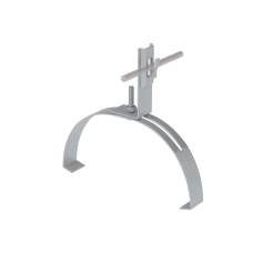 Держатель зажимной для фигурного конька для прутка Ø 5-8 мм КМ-Профиль (DFKZ-D5-8)