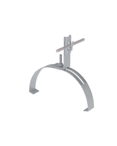 Держатель зажимной для фигурного конька для прутка Ø 5-8 мм КМ-Профиль (DFKZ-D5-8) в Белгороде Монтажные материалы Pintop.ru