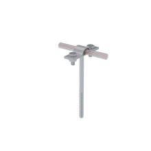 Держатель для прутка Ø 5-10 мм вкручиваемый L180 мм HD КМ-Профиль (DPV-L180-D5-10 HD)