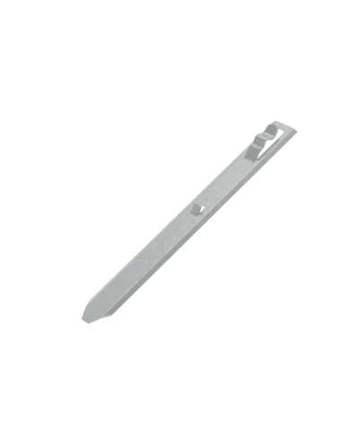 Прямой вбиваемый держатель для прутка Ø 5-12 мм и полосы до 30 мм H70 мм КМ-Профиль (PVD-D5-12-B30) в Белгороде Монтажные материалы Pintop.ru