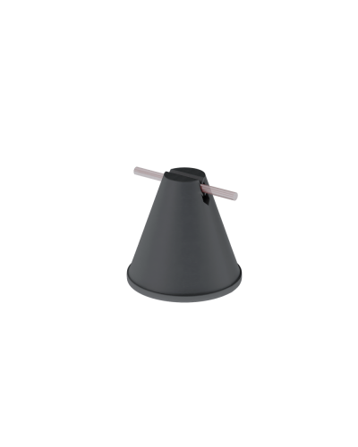 Держатель пластиковый для прутка Ø 8-10 мм H100 мм с утяжелителем КМ-Профиль (DPPU-H100-D8-10) в Белгороде Монтажные материалы Pintop.ru