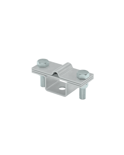 Универсальный держатель на мостовой опоре для прутка Ø 5-8 мм и полосы до 40 мм с 2 пластинами TD КМ-Профиль (UDMO2-D5-8-B40 TD) в Белгороде Монтажные материалы Pintop.ru