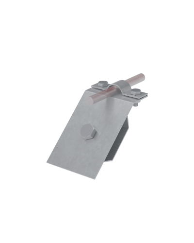 Держатель для водосточного желоба Ø 5-10 мм CU КМ-профиль (DVZH-D5-10 CU) в Белгороде Монтажные материалы Pintop.ru