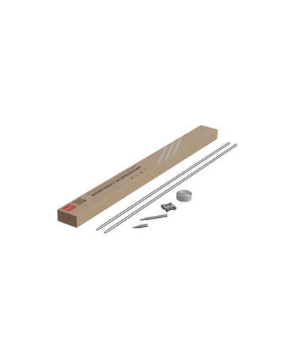 Комплект заземления из 2 стержней Ø 16 мм L=1,5 м HD КМ-Профиль (KTZ-D16-2 HD) в Белгороде Монтажные материалы Pintop.ru