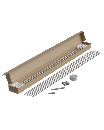 Комплект заземления из 6 стержней Ø 16 мм L=1,5 м TD КМ-Профиль (KTZ-D16-6 TD) в Белгороде Монтажные материалы Pintop.ru